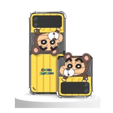 [SHINCHAN]짱구는못말려 애니멀코스튬 아크릴 스마트톡 갤럭시Z플립시리즈 투명범퍼케이스