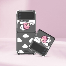 [TryCozy] 핑크 리틀티노의 일상 갤럭시Z플립시리즈 투명범퍼케이스