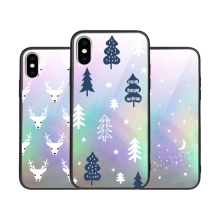 [TryCozy] 겨울패턴 홀로그램 미러범퍼케이스