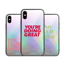 [TryCozy] 문구시리즈 홀로그램 미러범퍼케이스