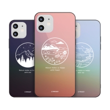 [TryCozy] 내추럴 홀로그램 미러범퍼케이스