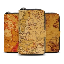 월드맵 사피아노 지퍼 월렛케이스