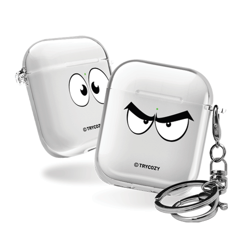 디자인 에어팟1,2세대 클리어케이스 빅아이즈