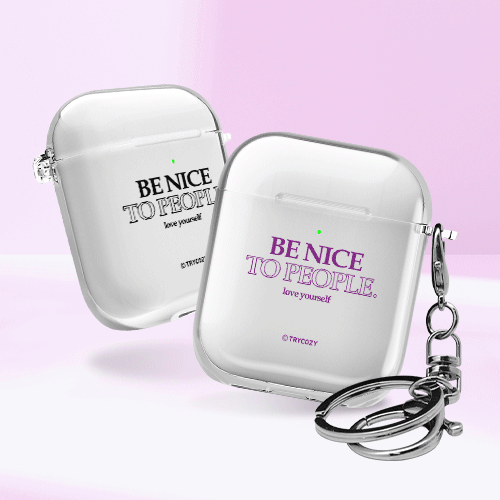 타이포컬러 에어팟1,2세대 클리어케이스