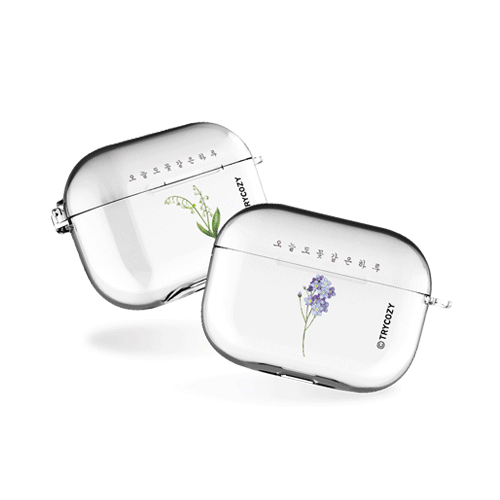 꽃길 에어팟프로/에어팟프로2 클리어케이스