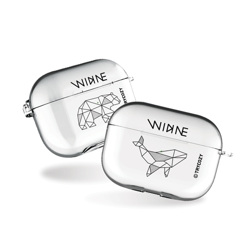 라인애니멀 에어팟프로/에어팟프로2 클리어케이스