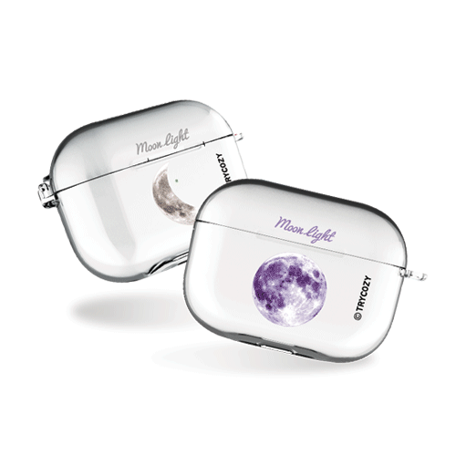 문라이트 에어팟프로/에어팟프로2 클리어케이스