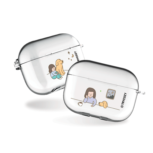 소울메이트 에어팟프로/에어팟프로2 클리어케이스
