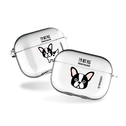 아임낫퍼그 에어팟프로/에어팟프로2 클리어케이스