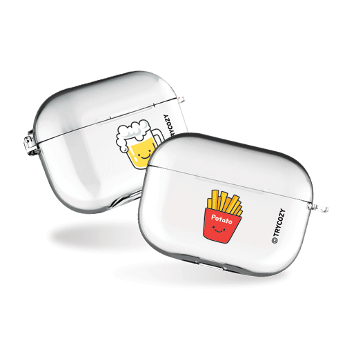 푸드시리즈 에어팟프로/에어팟프로2 클리어케이스