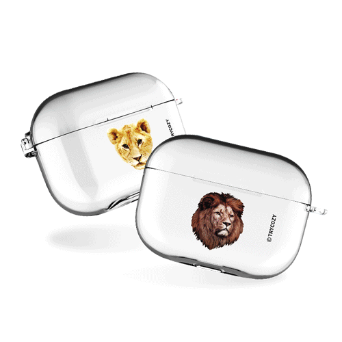 애니멀킹덤 에어팟프로/에어팟프로2 클리어케이스