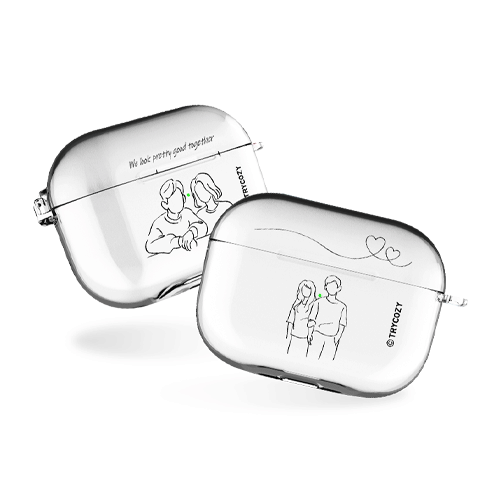 커플라인 에어팟프로/에어팟프로2 클리어케이스