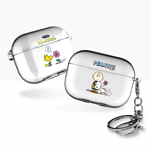 스누피 피크닉 에어팟프로/에어팟프로2 클리어케이스