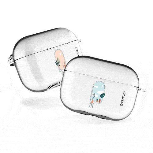 힐링 에어팟프로/에어팟프로2 클리어케이스