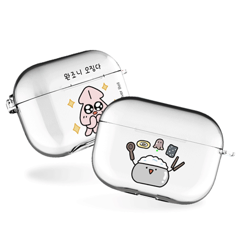 실버벨 귀염뽀짝 시즌10 에어팟프로/에어팟프로2 클리어케이스