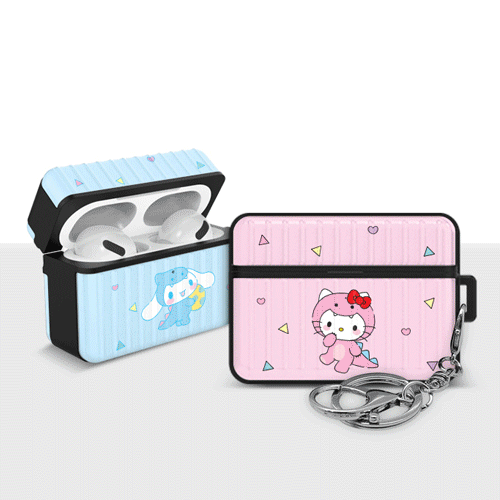 [Sanrio]산리오 캐릭터즈 다이노코스듐 에어팟프로/에어팟프로2 아머 케이스