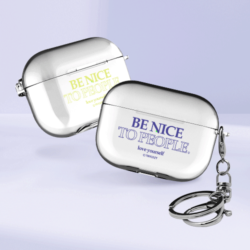 타이포컬러 에어팟3세대 클리어케이스