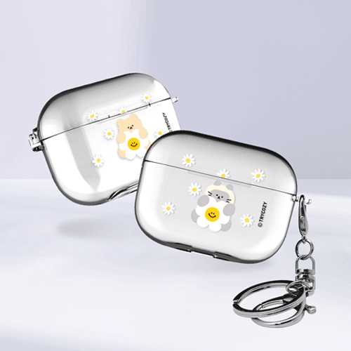 동물 데이지 에어팟3세대 클리어케이스