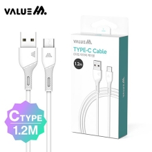 밸류엠 C타입 데이터 케이블 1.2M