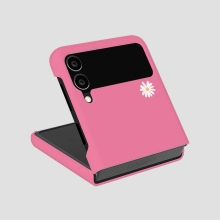 [TryCozy] 쿼카 플라워 갤럭시Z플립시리즈 3D곡면하드