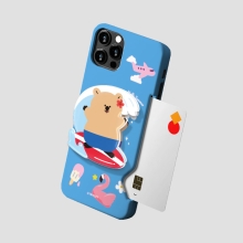 [TryCozy] 쿼카 여름 휴가 에폭시톡 카드 3D곡면하드케이스