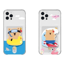 [TryCozy] 쿼카 여름 휴가 에폭시톡 클리어 에어쿠션 카드젤리케이스