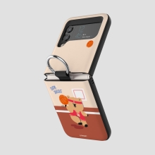 [TryCozy] 쿼카 운동회 갤럭시Z플립시리즈 고리형 카드도어범퍼케이스