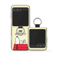 [PEANUTS]스누피 라이프 갤럭시Z플립시리즈 고리형 카드도어범퍼케이스