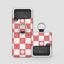 [TryCozy] 헤이 갤럭시Z플립시리즈 고리형 카드도어범퍼케이스