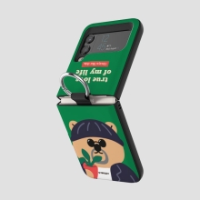 [TryCozy] 쿼카 미스터앤걸 갤럭시Z플립시리즈 고리형 카드도어범퍼케이스