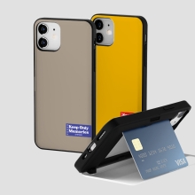 [TryCozy] 솔리드 라벨 다크 카드도어범퍼케이스