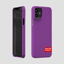 [TryCozy] 솔리드 라벨 다크 3D곡면하드케이스