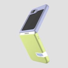 [TryCozy] 투톤 라벨 컬러팝 갤럭시Z플립시리즈 3D곡면하드