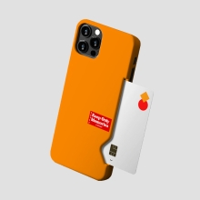 [TryCozy] 솔리드 라벨 프레쉬 카드 3D곡면하드케이스