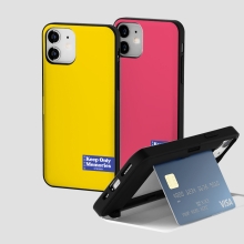 [TryCozy] 솔리드 라벨 프레쉬 카드도어범퍼케이스