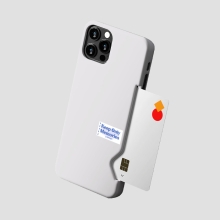 [TryCozy] 솔리드 라벨 뮤트 카드 3D곡면하드케이스