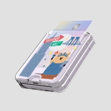 [TryCozy] 쿼카 여행 갤럭시Z플립시리즈 클리어 카드 하드케이스