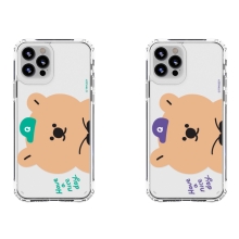 [TryCozy] 쿼카 모자 클리어 에어쿠션 젤하드케이스