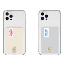 [TryCozy] 솔리드 라벨 뮤트 클리어 에어쿠션 카드젤리케이스