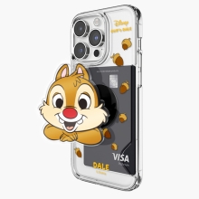 디즈니 칩앤데일 페이스 아크릴 스마트톡 카드투명하드케이스