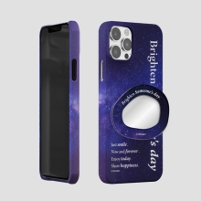 [TryCozy] 베케이션 무드 포토 3D곡면하드케이스+미러 스마트톡