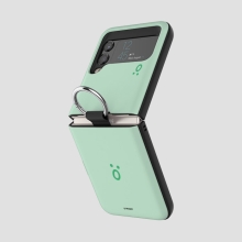 [TryCozy] 말랑말랑 베이직 갤럭시Z플립시리즈 고리형 카드도어범퍼케이스