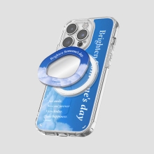 [TryCozy] 베케이션 무드 포토 클리어 렌즈가드 마그네틱 젤하드 케이스+미러 투명 마그네틱 톡