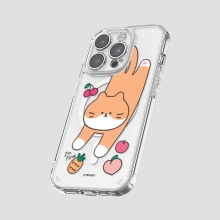 [TryCozy] 야옹이 산책 클리어 렌즈가드 마그네틱 젤하드 케이스