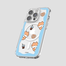 [TryCozy] 숨바꼭질 야옹이 클리어 렌즈가드 마그네틱 젤하드 케이스