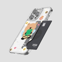 [TryCozy] 꿀벌 쿼카 카드투명하드케이스
