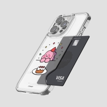 [TryCozy] 핑크 리틀티노의 일상 카드투명하드케이스