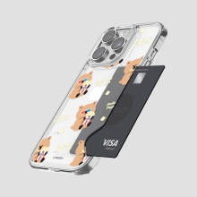 [TryCozy] 팝콘 냠냠 카드투명하드케이스