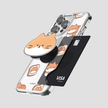 [TryCozy] 야옹이 식빵 에폭시톡 카드투명하드케이스