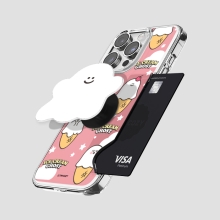 [TryCozy] 유령 아이스크림 에폭시톡 카드투명하드케이스